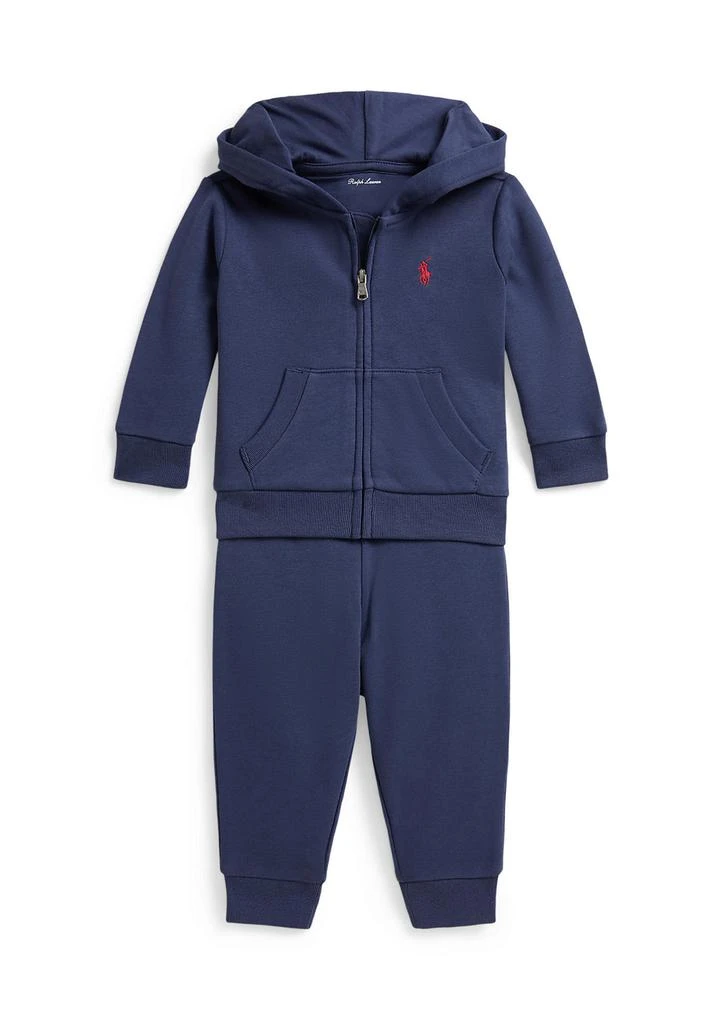 Ralph Lauren Baby Boys French Terry Full-Zip Hoodie and Pant Set