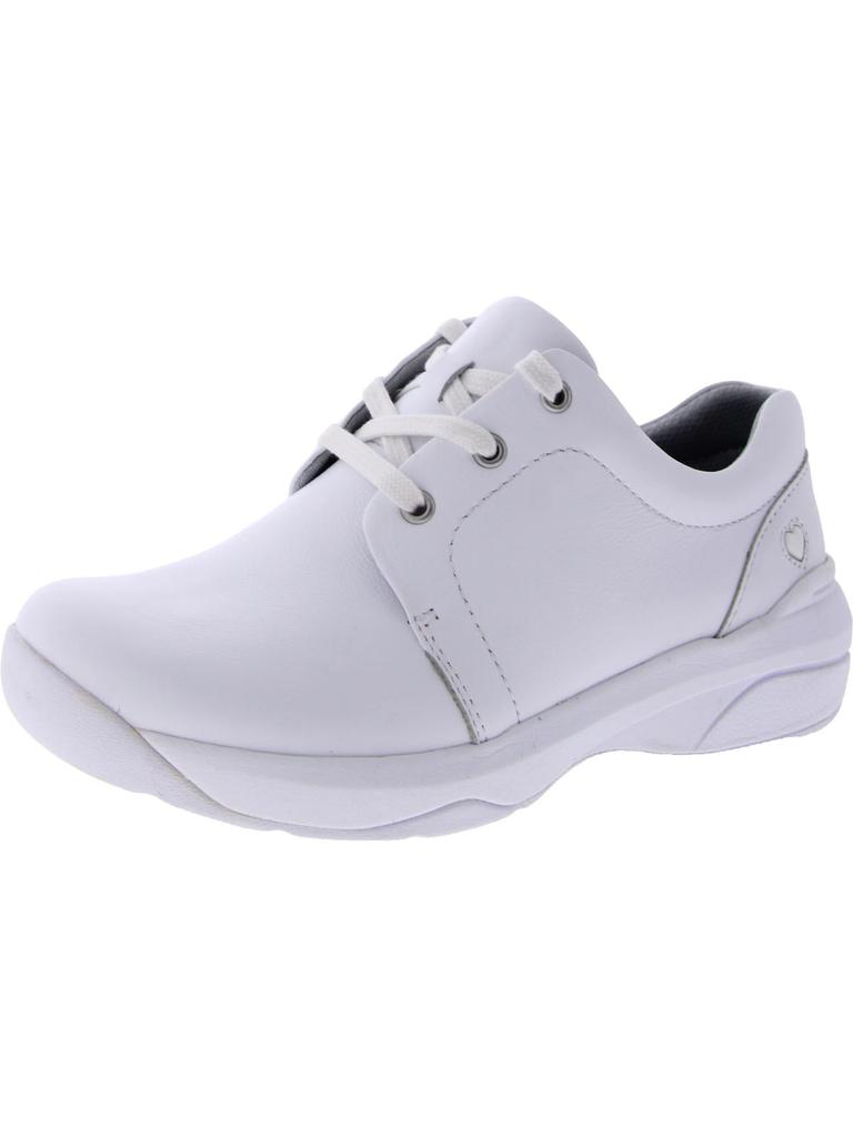 Nurse Mates Dorby Womens Lace-Up Faux Leather Oxfords
