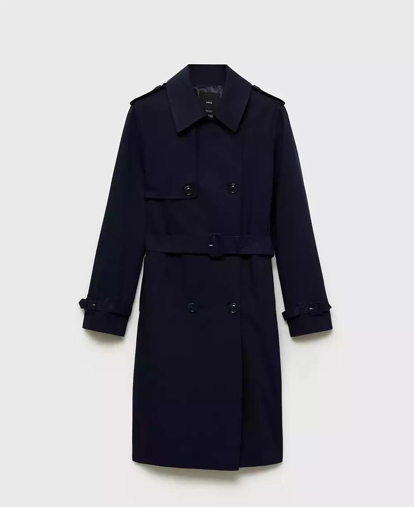 Mango Women's Belted Classic Trench Coat 9