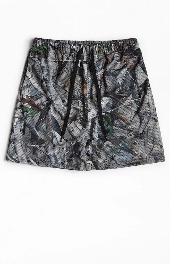 PacSun Camo Tree Mesh Shorts 1