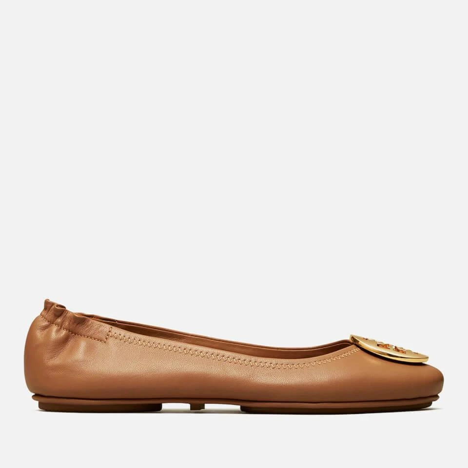Tory Burch TORY BURCH WOMEN'S MINNIE LEATHER BALLET FLATS 1