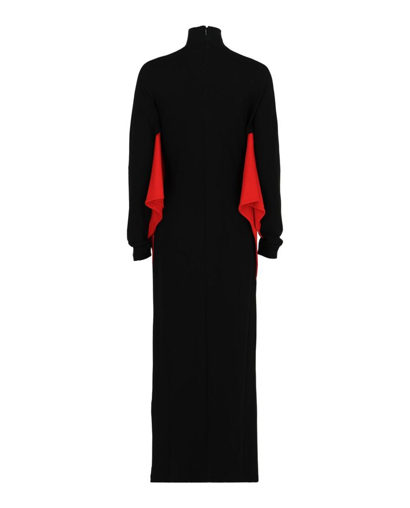 Salvatore Ferragamo Dolman Sleeved Midi Dress