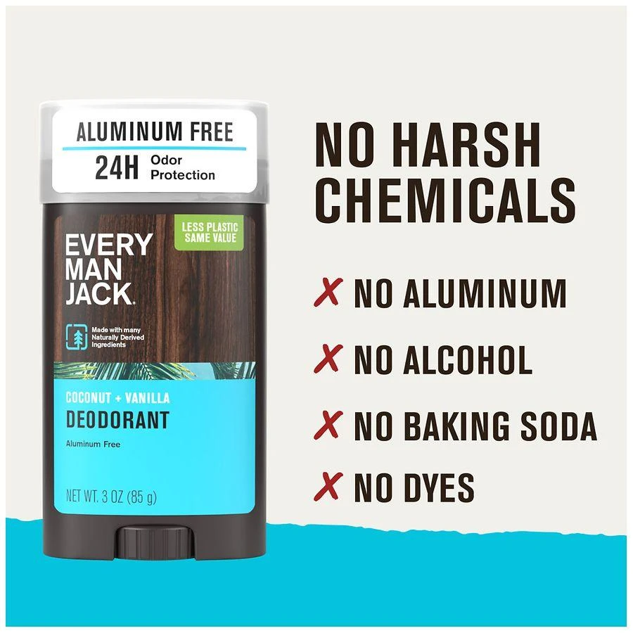 Every Man Jack Deodorant Coconut + Vanilla 5