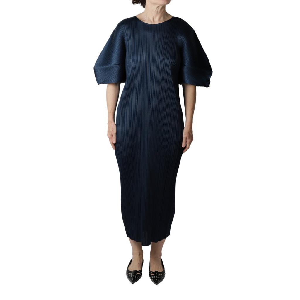 【送料&関税込】Issey Miyake eye Of The Bean Dress Black Eye of the Bean Minidress by ISSEY MIYAKE on Sale