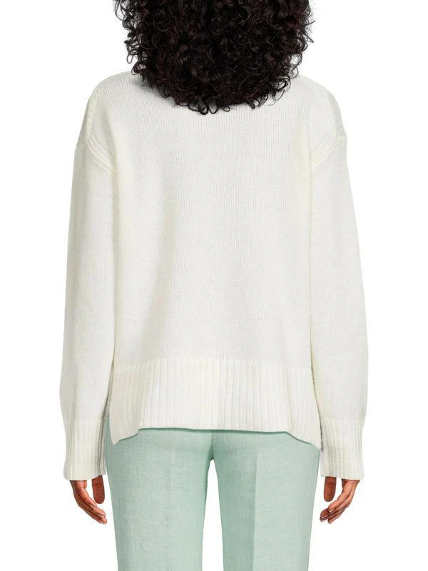 Joseph A Drop Shoulder Mock Turtleneck Sweater 2