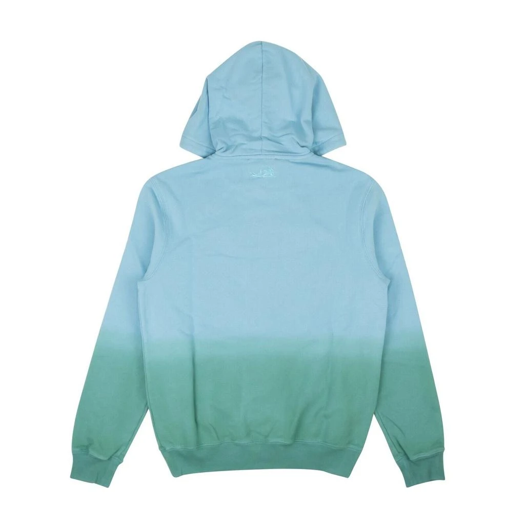 Lanvin Teal Blue Cotton Sponge Wave Hoodie 3