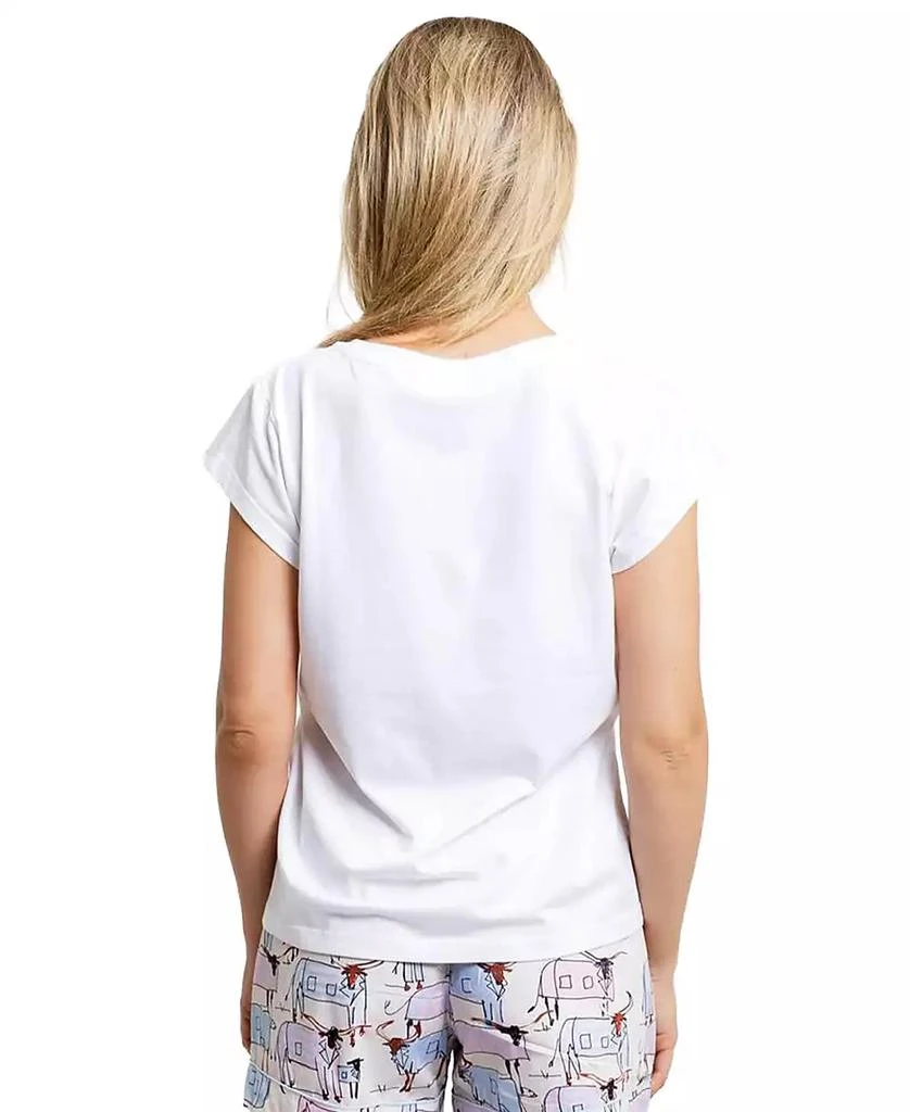 Sant and Abel Women
s Drawbertson Y
All Go To Bed Cotton Pajama T-Shirt 5