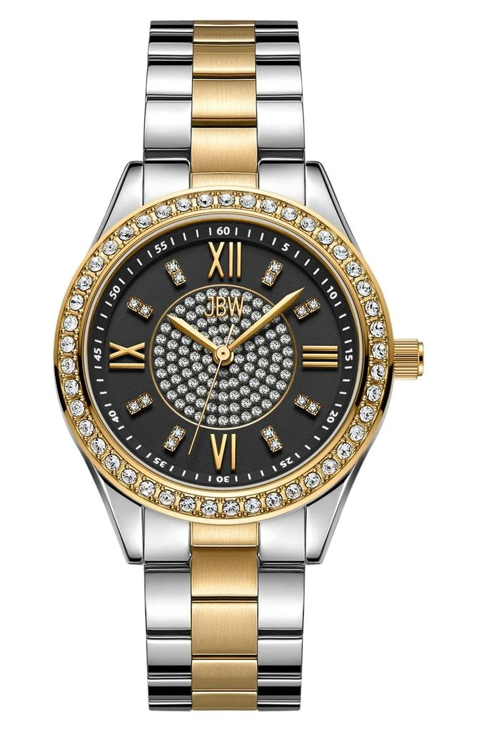 Jbw Mondrain Diamond & Crystal Embellished Miyota Bracelet Watch, 34mm 1