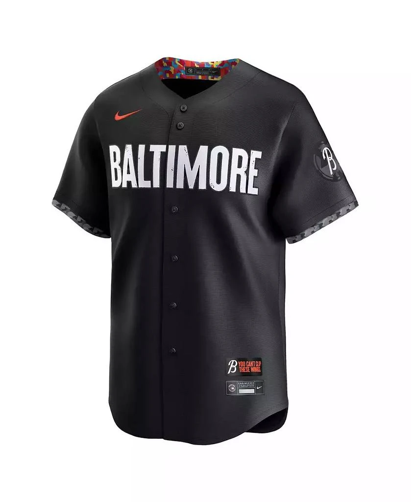 NIKE Men's Cedric Mullins Black Baltimore Orioles City Connect Limited Player Jersey 2