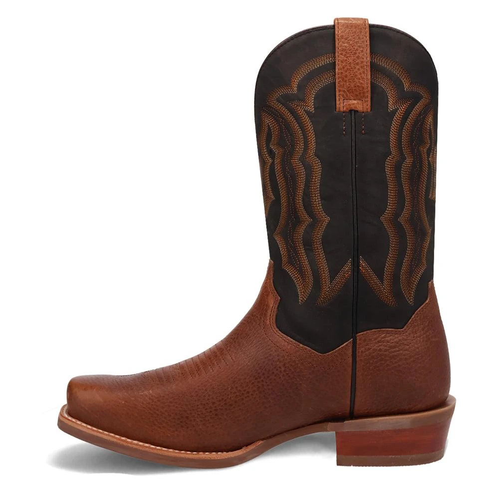 Dan Post Boots Creed Embroidered Square Toe Pull On Cowboy Boots 3
