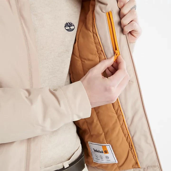 Timberland Men's Stratham Winter Bomber Jacket in Beige 5