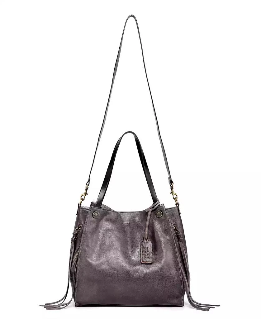 OLD TREND Women's Genuine Leather Daisy Tote Bag 12