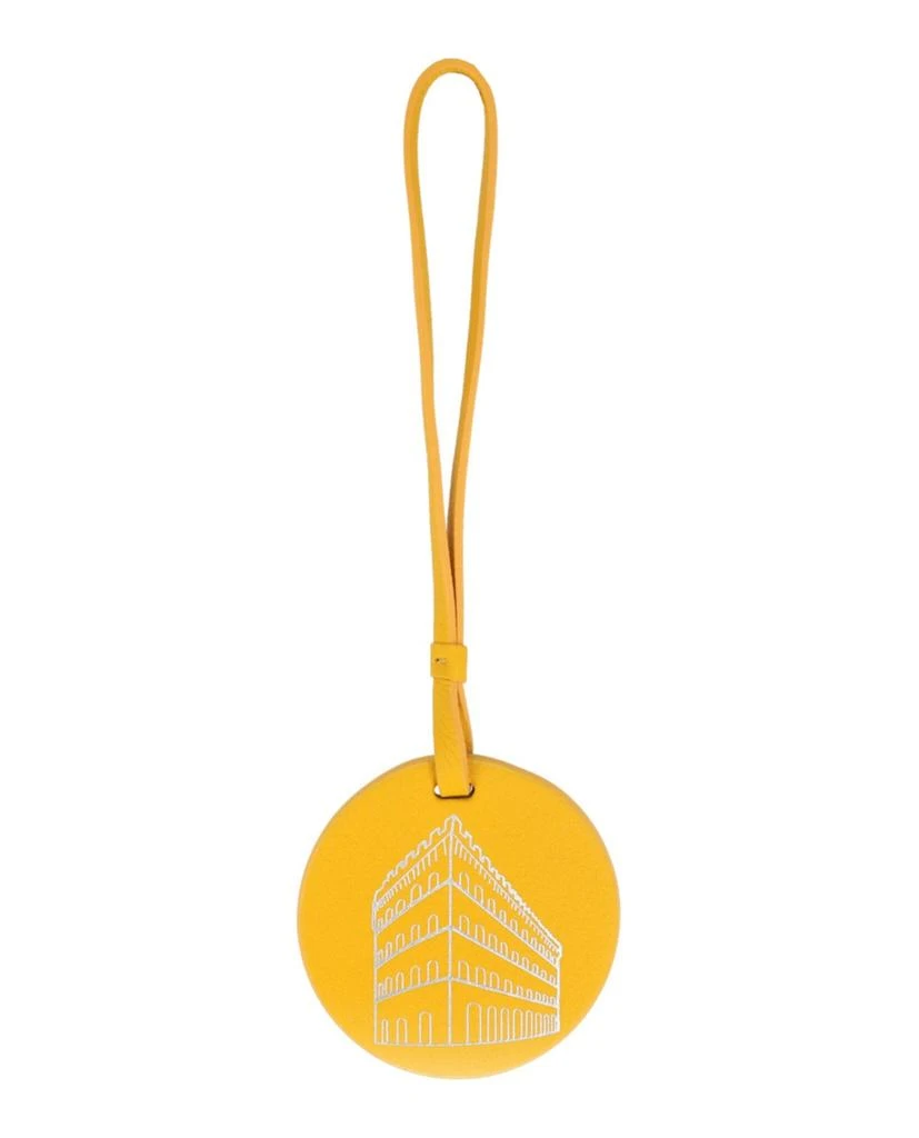 Salvatore Ferragamo Embossed Palazzo Spini Feroni Leather Charm