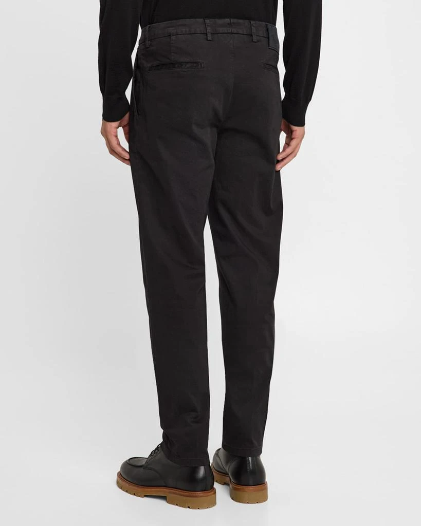 Marco Pescarolo Men's Sueded Classic Chino Pants 3