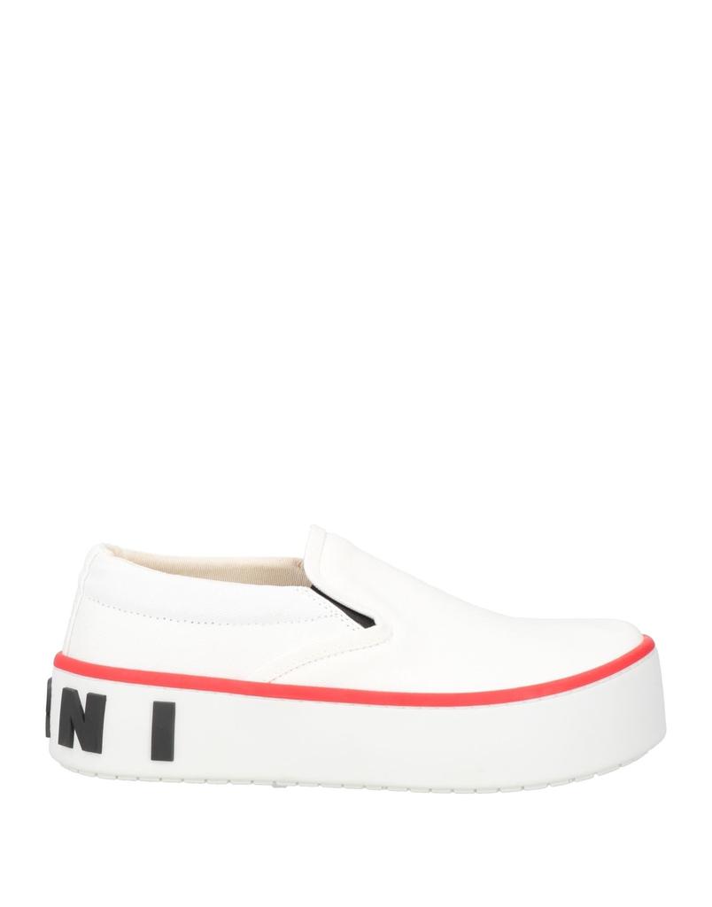 ■MARNI■ DADA BUMPER SNEAKERS WHITE LIGHT PINK SNZU013401P5 Marni Dada Bumper Sneakers - Size 44 - White Pink Leather