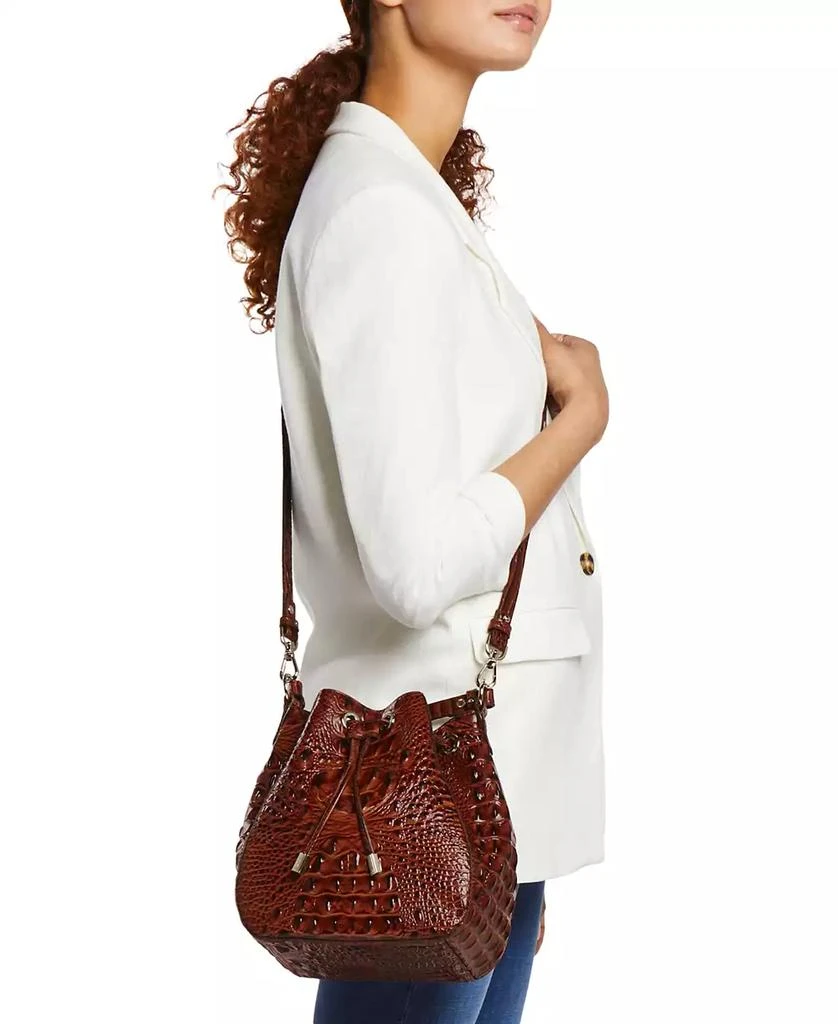 Brahmin Melinda Dietrich Leather Bucket Bag 6