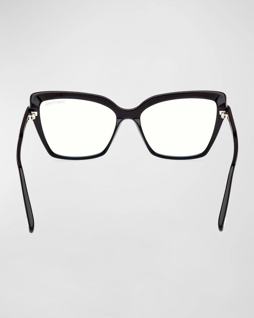 Tom Ford Blue Light Blocking Acetate Cat-Eye Glasses 5