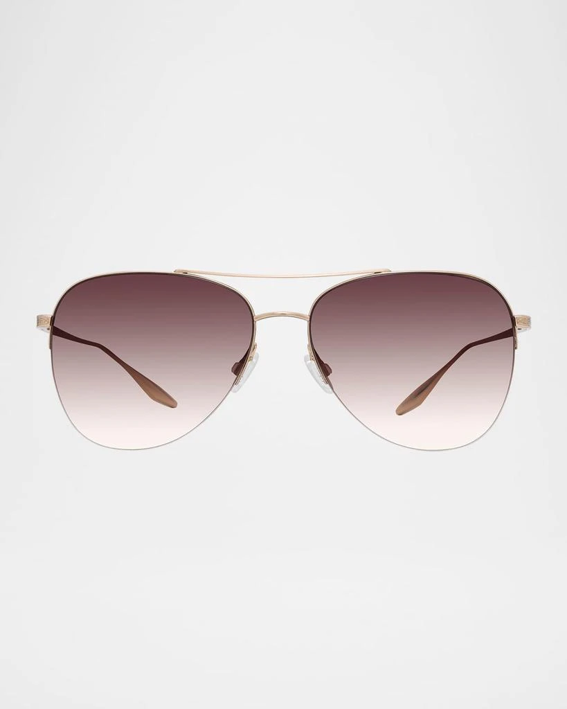 Barton Perreira Chevalier 57 Titanium Aviator Sunglasses 2
