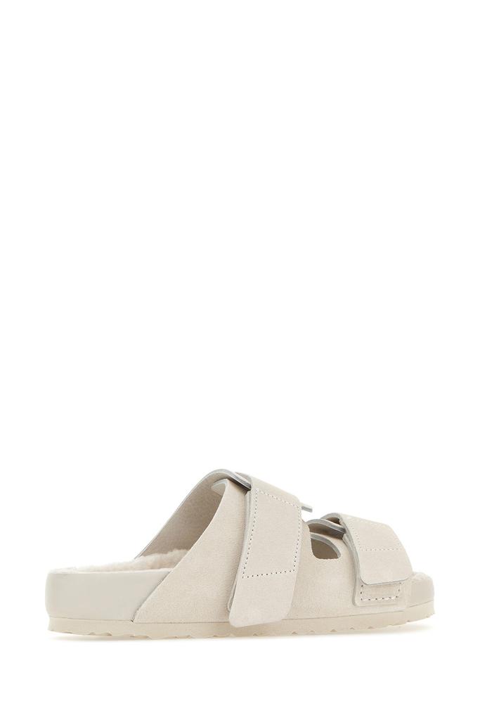 サンダル BIRKENSTOCK Beige suede Birkenstock X Tekla Uji slippers x Tekla Uji suede slides in beige - Birkenstock 1774 | Mytheresa