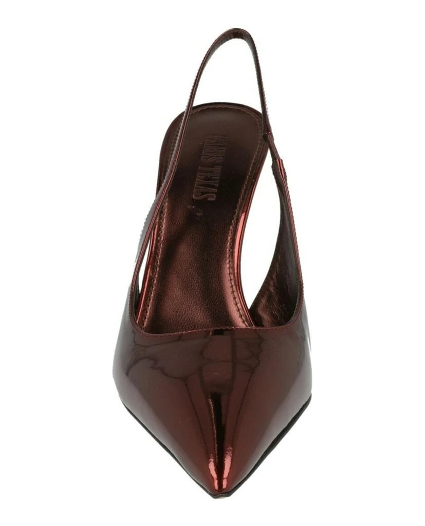 Paris Texas Lidia Mirrored Slingback Pumps 4