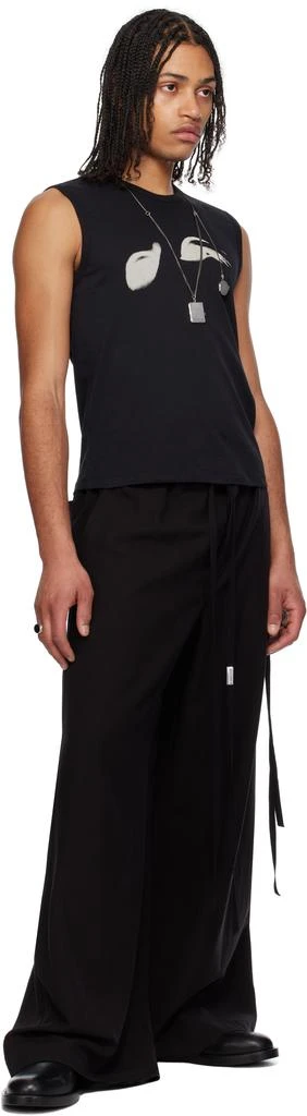 ANN DEMEULEMEESTER Black Ysewijn Smokey Eyes Tank Top 4