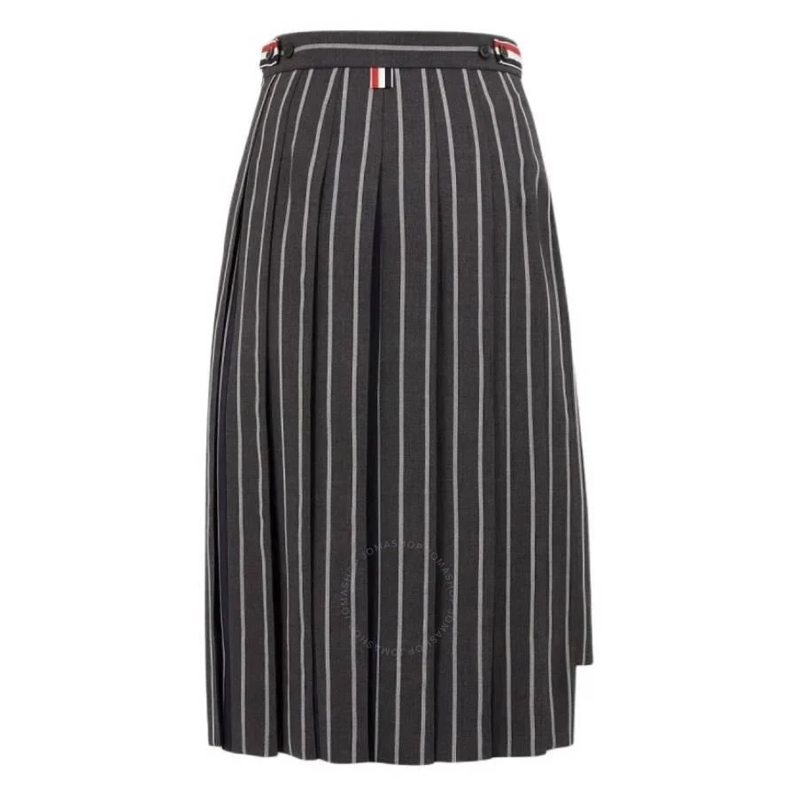 Thom Browne Thom Browne Knee Length Classic Pleated Skirt, Brand Size 38 (US Size 2) 2