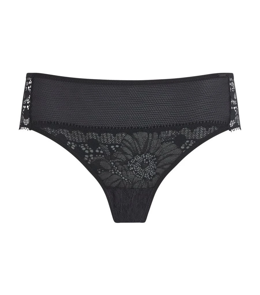 Chantelle Lace-Front Brazilian Briefs 1