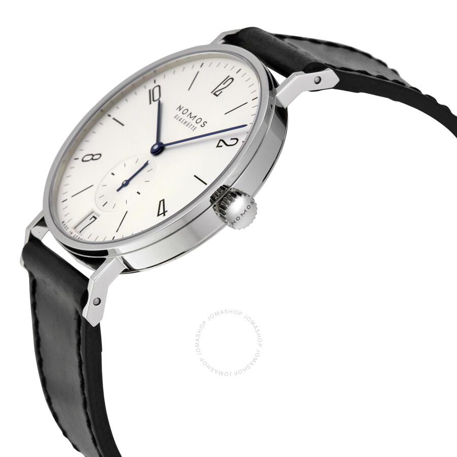 Nomos Glashutte Tangente 38 Datum Leather Men's Watch 130