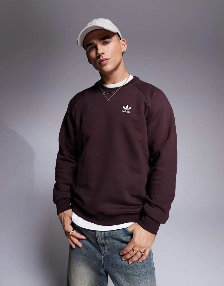 Adidas adidas Originals sweatshirt in shadow brown 1