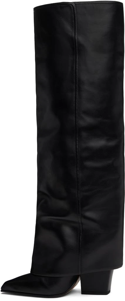Paris Texas Black Jane Fold Over Tall Boots 3