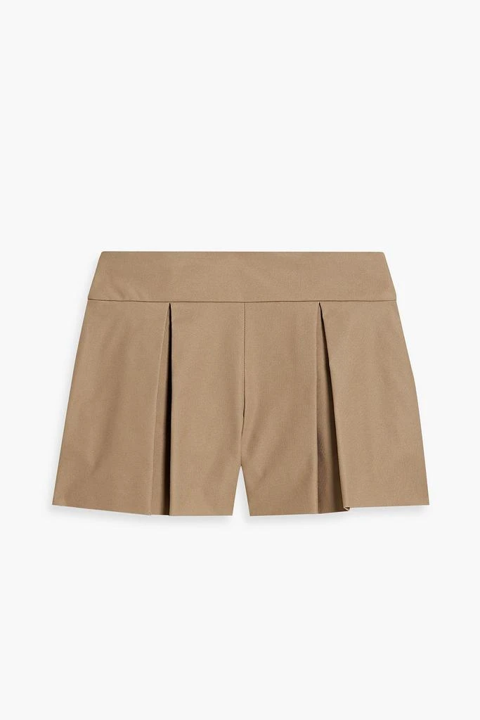 RED Valentino Pleated crepe shorts 1