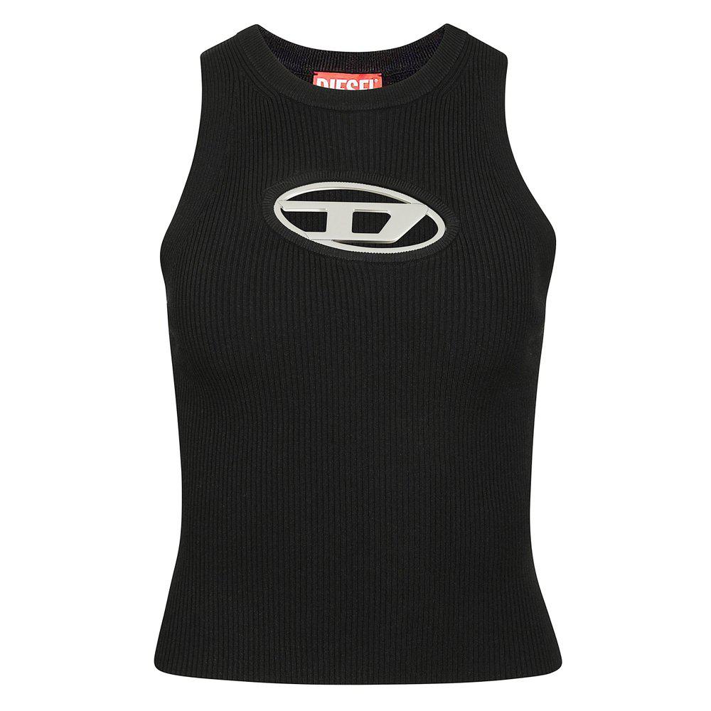 Diesel Diesel Logo Cut-Out Ribbed Tank Top
