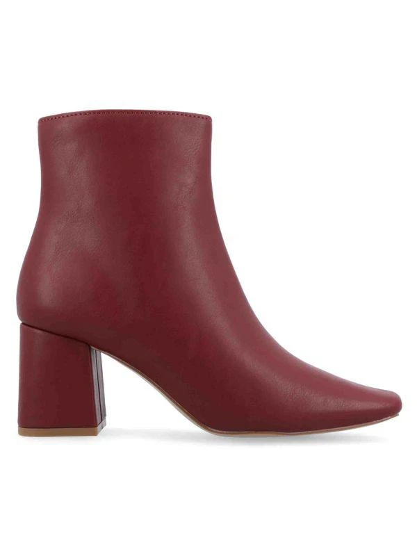 JOURNEE Haylinn Block Heel Ankle Boots 1