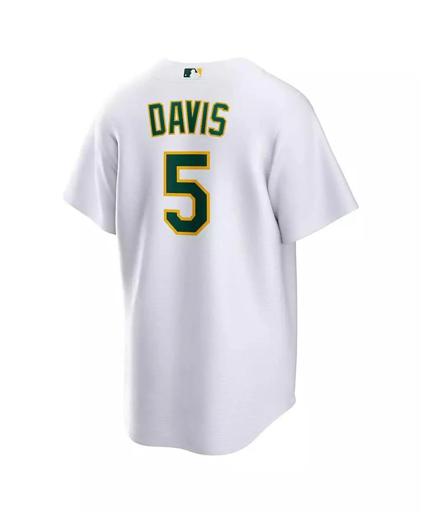 NIKE Men's JD Davis Oakland Athletics Home Replica Jersey 5