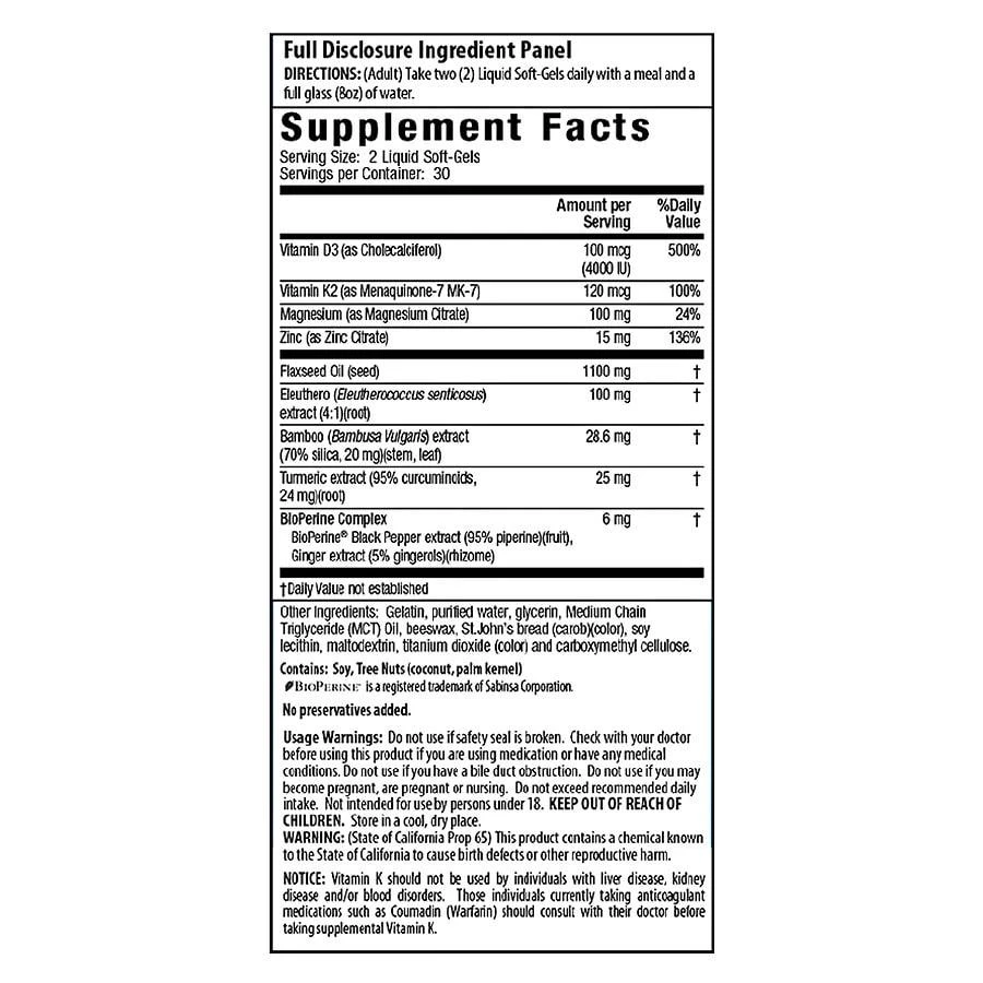 Irwin Naturals High Potency D3 & K2 Complex 2