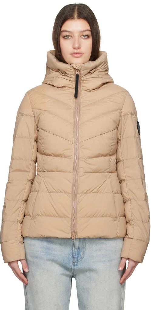 Canada Goose Tan 'Black Label' Clair Down Jacket 1