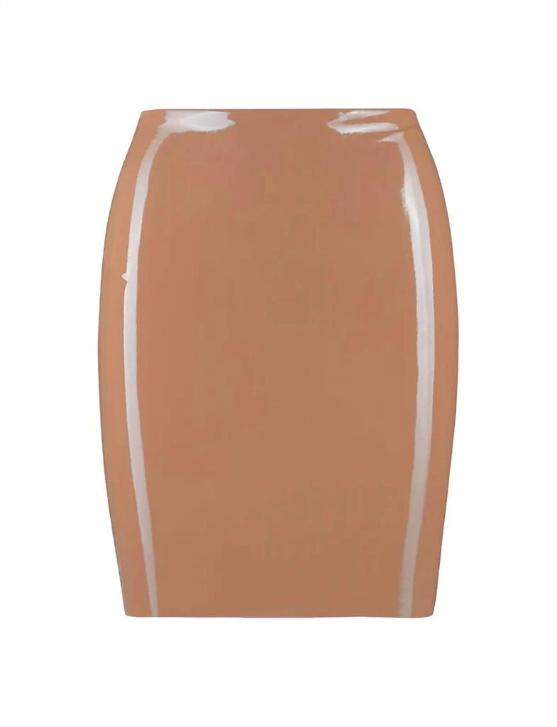 Commando Commando - Faux Patent Leather Mini Skirt 3