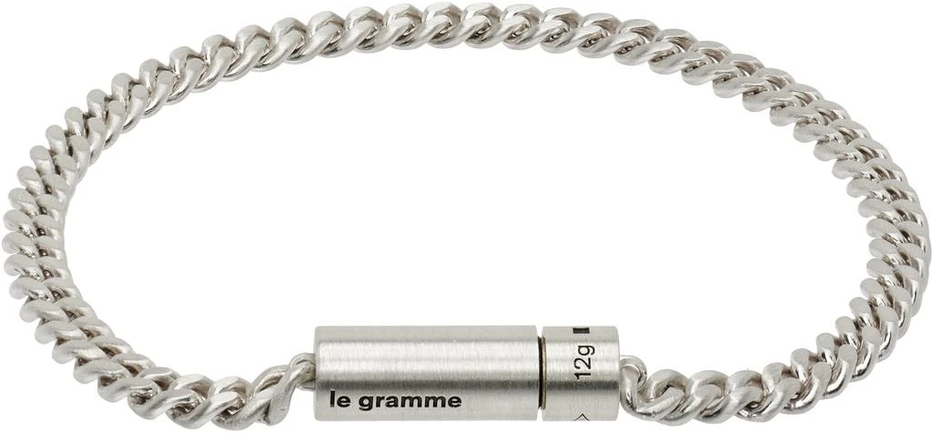 Le Gramme Curb Chain Cable 12g Bracelet