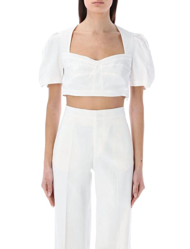 Isabel Marant Isabel Marant Short-Sleeved Cropped Top 1