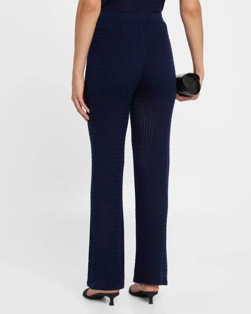 Naadam Naadam - Cable Pointelle Wide Leg Pants 2