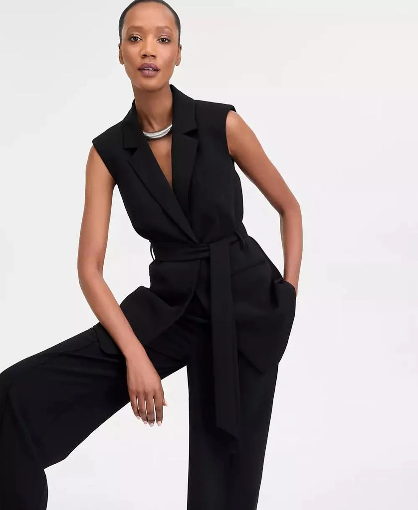 INC International Women's Belted Vest, Exclusively at Macy's 2