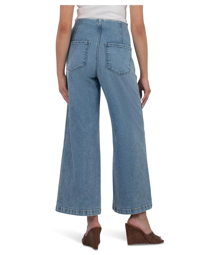 KUT from the Kloth Meg High Rise Wide Leg With Front Welt 3