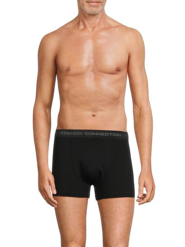 French Connection 5-Pack Logo Waist Boxer Briefs 2