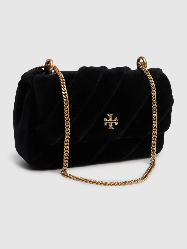 Tory Burch Mini Kira Draped Velvet Flap Bag 2