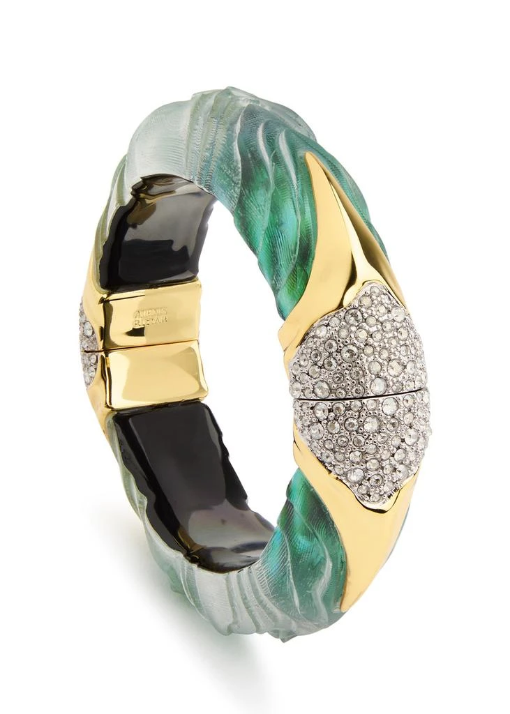 Alexis Bittar Madera 14kt gold-plated and Lucite bracelet 3