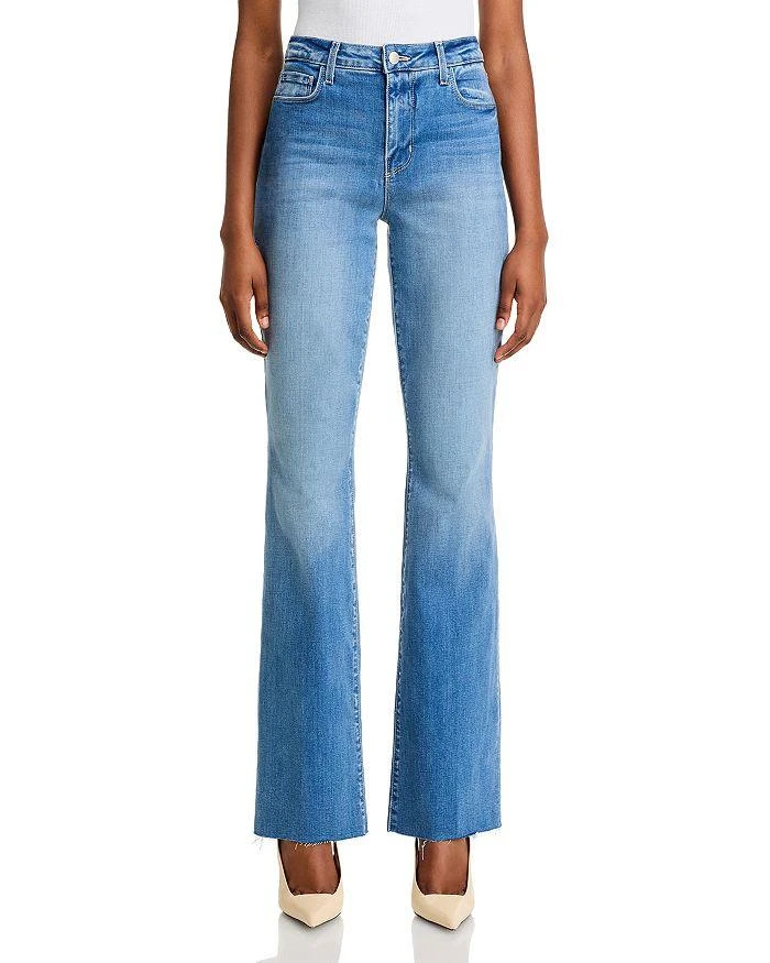 L'Agence LAGENCE Ruth High Rise Straight Jeans in Garvey 7