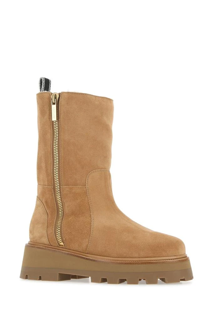 Jimmy Choo Camel suede Bayu ankle boots 1