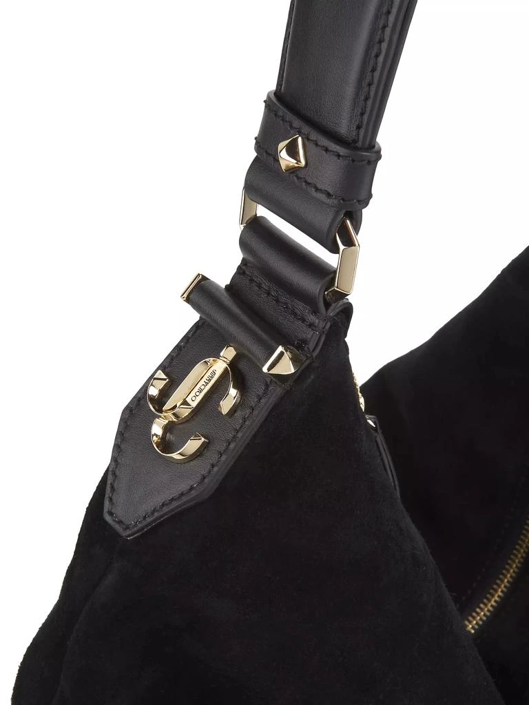 Jimmy Choo Ana Suede Hobo Bag 5