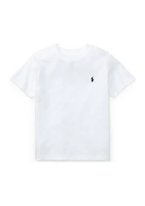Ralph Lauren Boys 2-7 Cotton Jersey Crew Neck T-Shirt