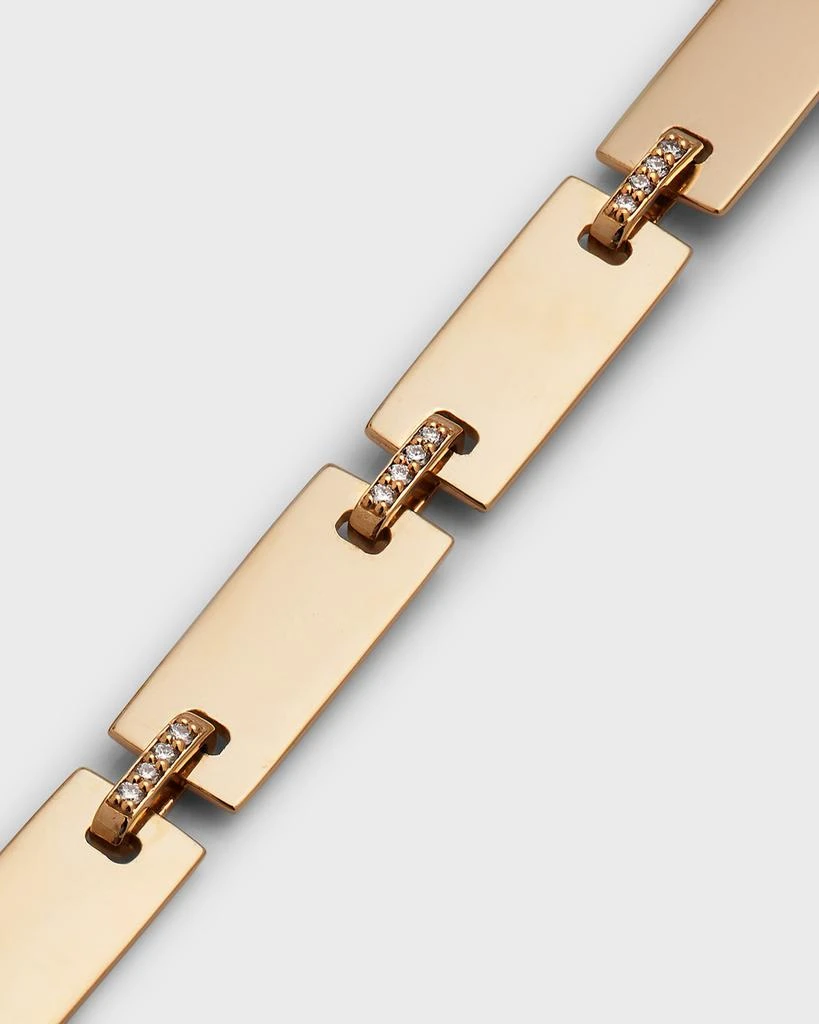 LANA 14K Gold Flawless Tag Link Bracelet 3